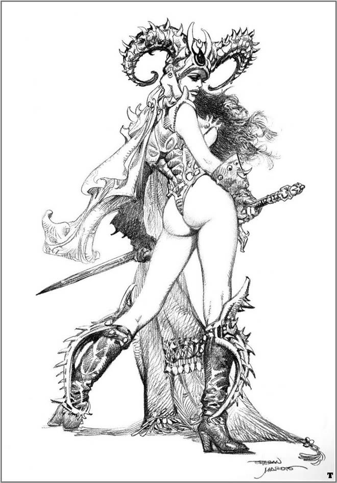ilustraciones de Esteban Maroto